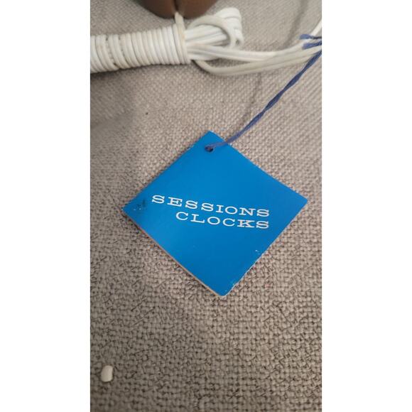 Vintage Sessions Football Wall Clock Electric USA Sports Decor w/ Hang Tag - Picture 2 of 7